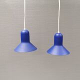 Two minimalist hanging lamps designed by Claus Bonderup and Torsten Thorup and produced by Nordlux