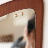 Teak Rearview Mirror - Scandinavian 28.03.25.04