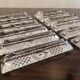 12 vintage crystal knife rests
