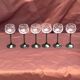 Set of six Riesling wine glasses from the 1970s, dimensions: H-17 cm-D-6.5 cm-