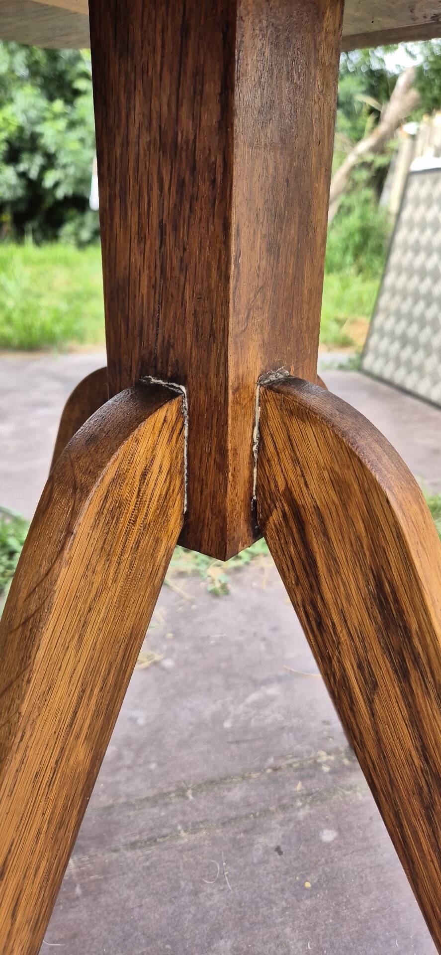 Vintage Scandinavian side table – Handmade from the 1950s/60s