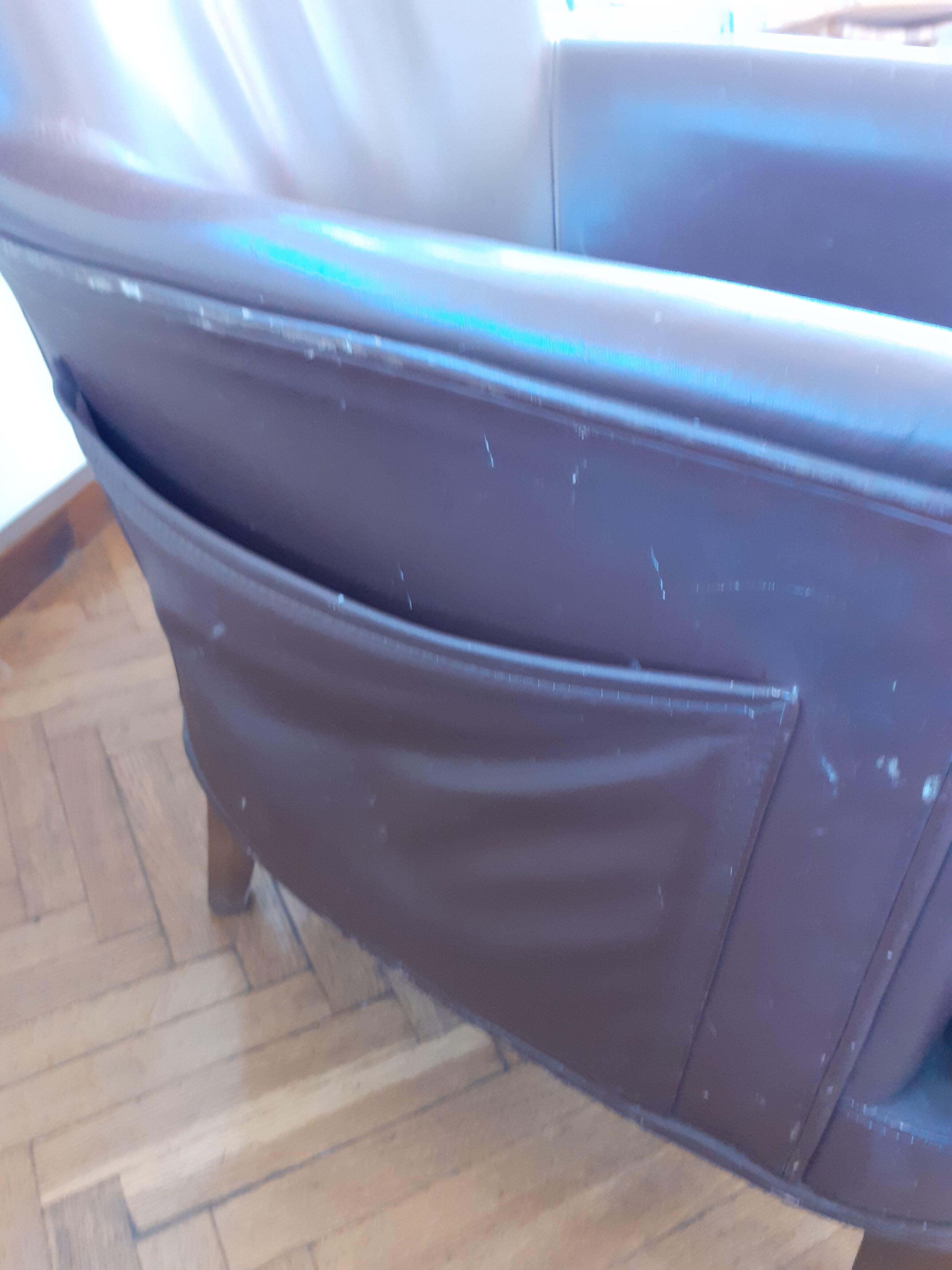 Pair of sky armchairs