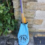 Vintage wooden croquet game