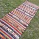 Vintage Turkish hallway rug 80x295 cm