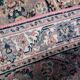 Handmade vintage Persian Kerman rug  61cm x 97cm 1950s