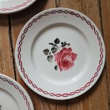 Lot n°1 de 6 assiettes à dessert Germaine de Badonviller