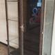 Vintage two-door metal medical display case