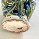Mixed earth ceramic vase