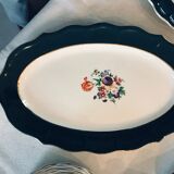 Service de table ancien  porcelaine faience Salins 54 pièces