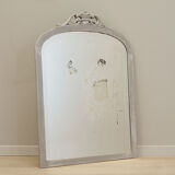 Miroir cadre en pin, design danois, années 1960, production: Danemark