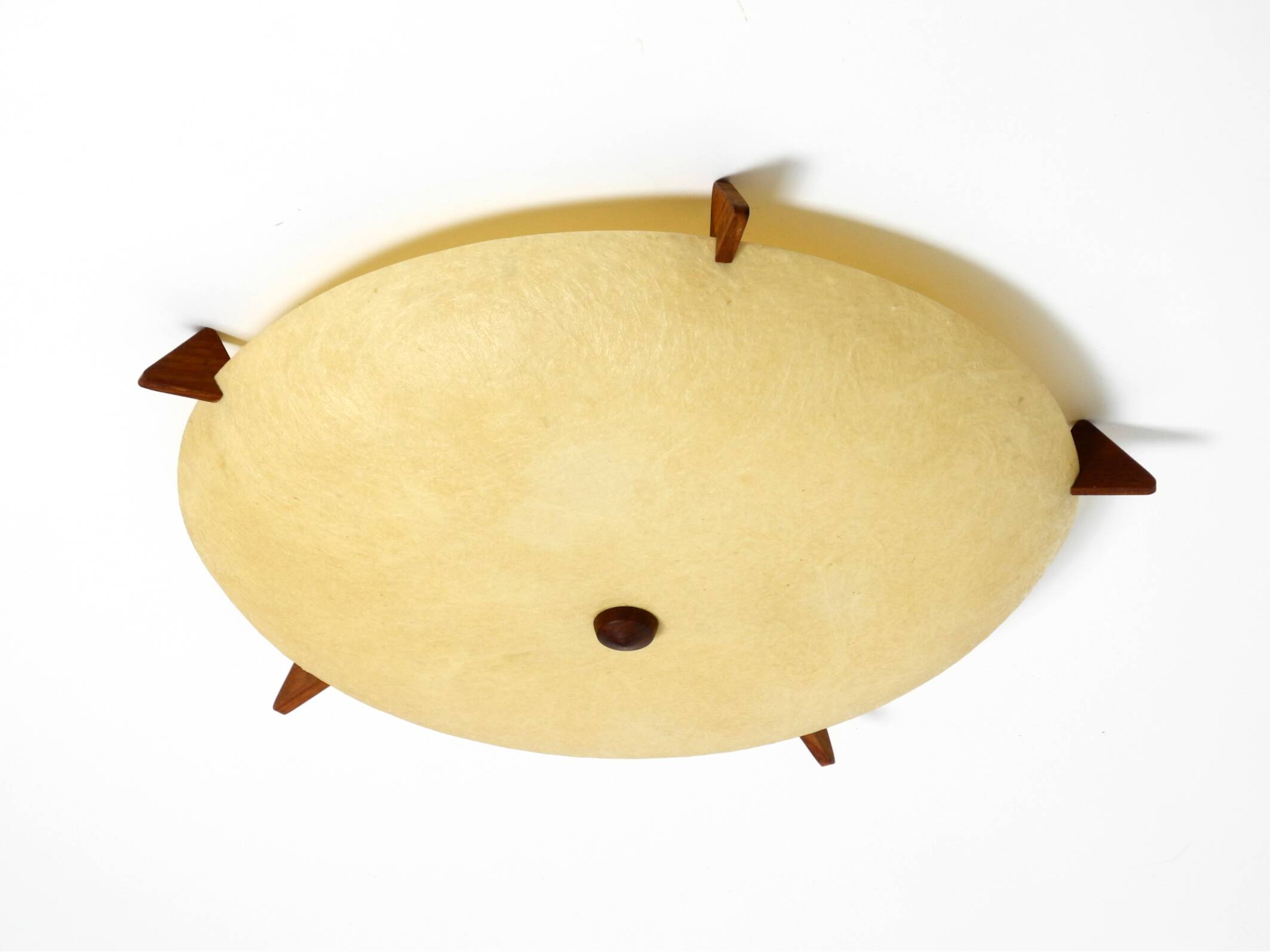 Beautiful original Mid Century Modern fiberglass ceiling or wall lamp