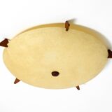 Beautiful original Mid Century Modern fiberglass ceiling or wall lamp