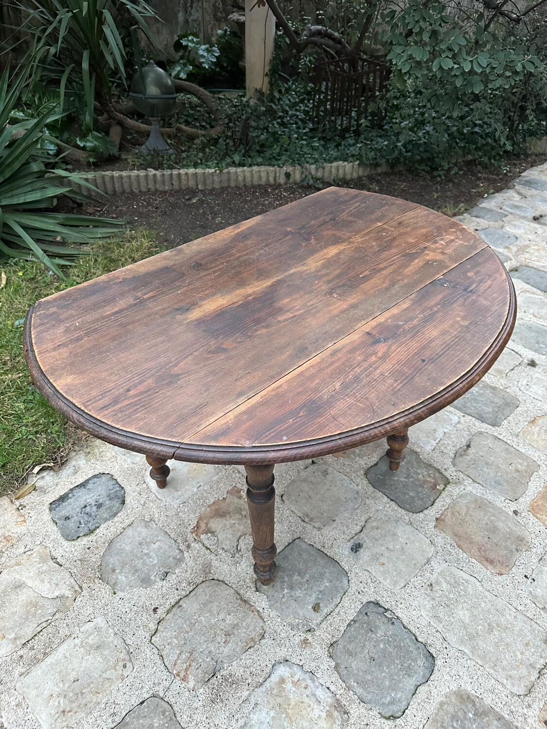 Antique table with flaps
