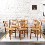6 Luterma bistro chairs from the 1950s-60s