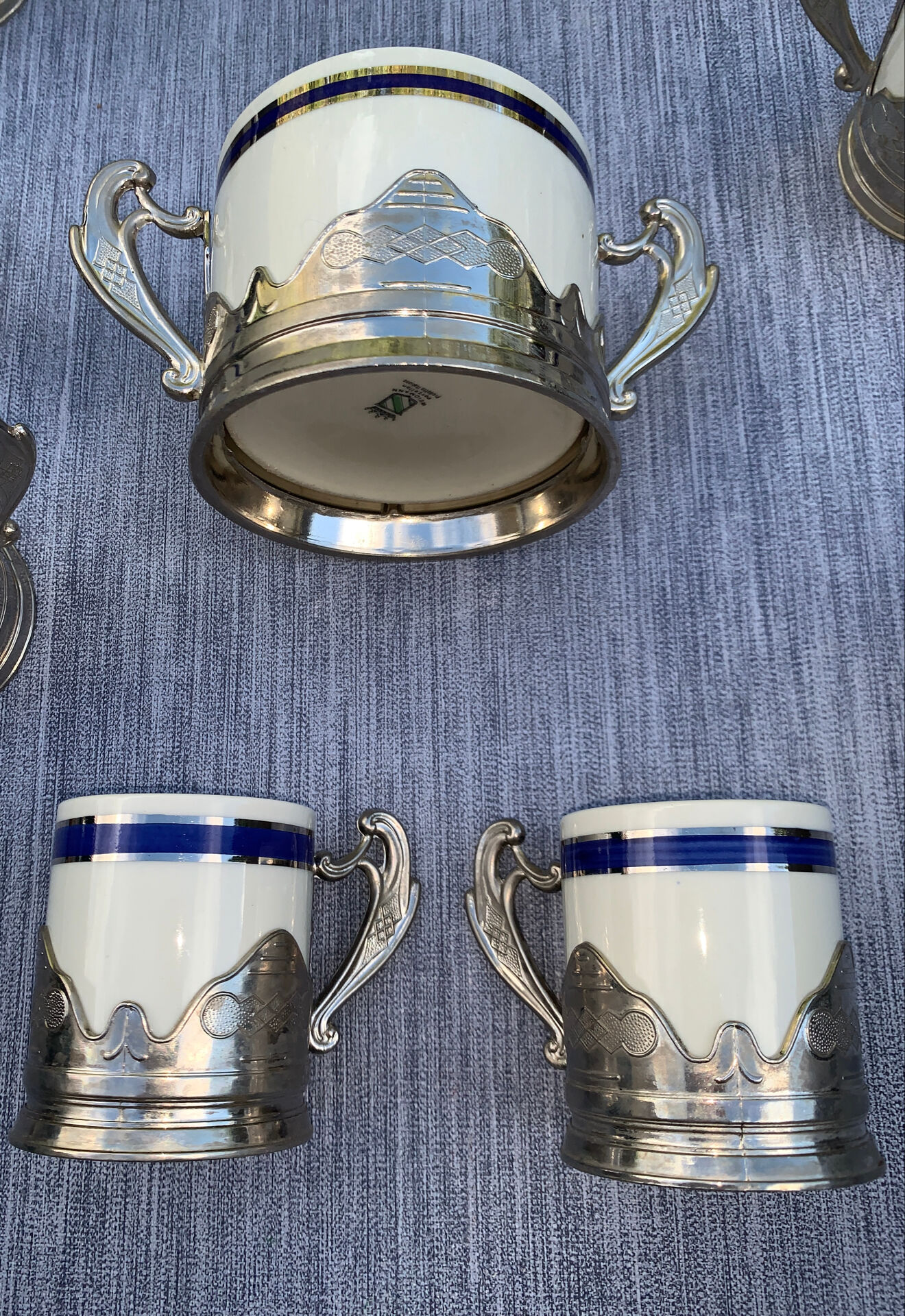 Vintage Italian coffee service Weidmann porcelain 70s