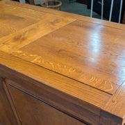 Large solid oak chest