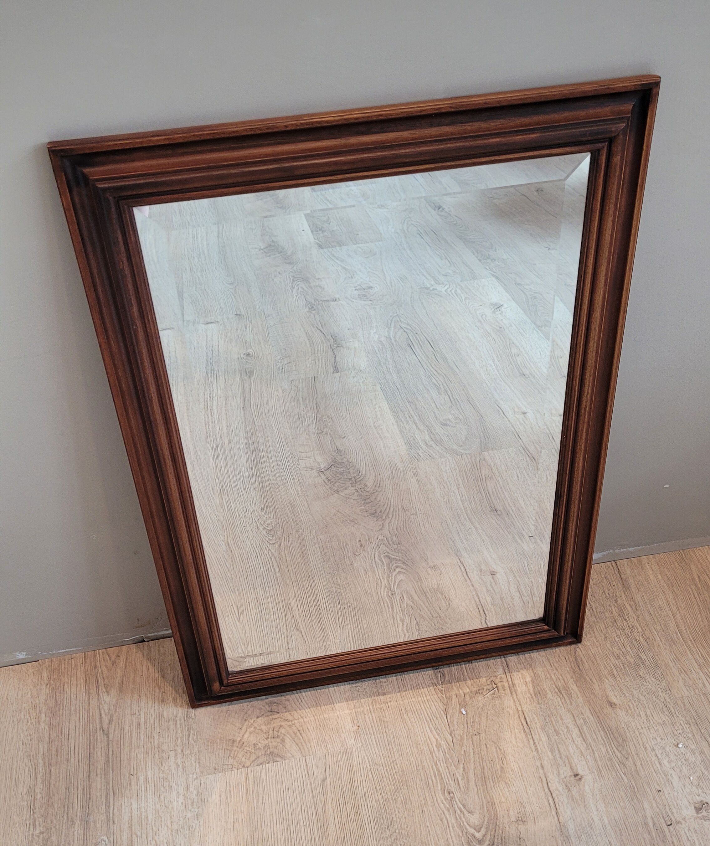 Classic wooden mirror 50x70