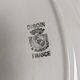 White earthenware platter Digoin & Sarreguemines
