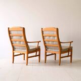 Pair of Scandinavian armchairs