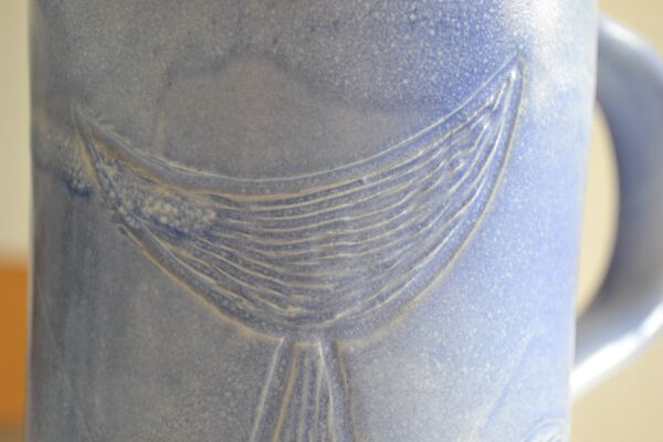 Pichet vase céramique signée