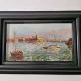Pair of oil paintings on canvas 1930s