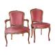 Fauteuil Louis XV et chaise