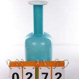 Otto Brauer for Kastrup Holmegaard - Light blue bottle vase "Gulvvase"