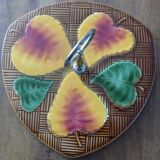 Sarreguemine brand cheese board no. 6158 in the shape of an apple