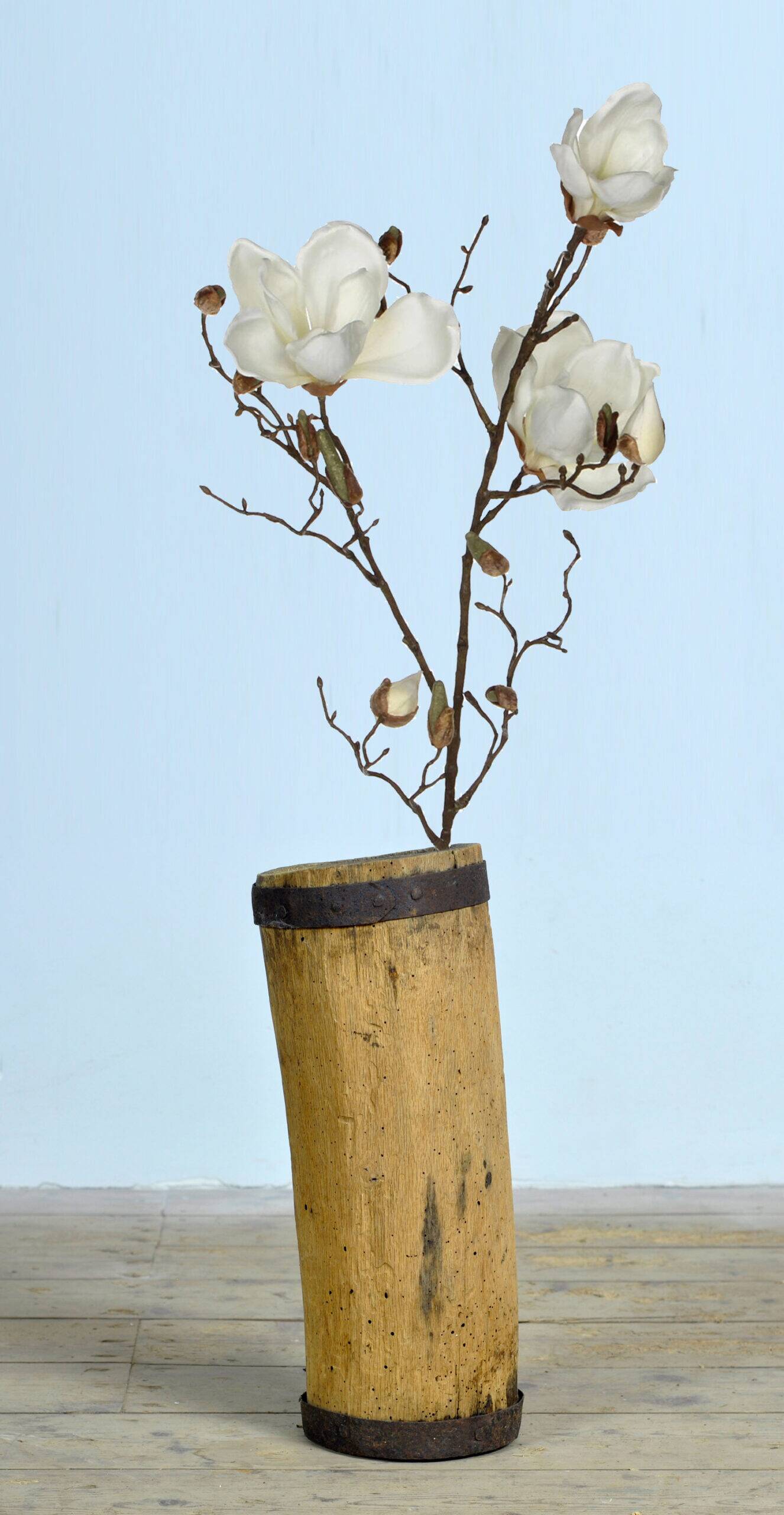 Primitive storage barrel/vase, circa 1900