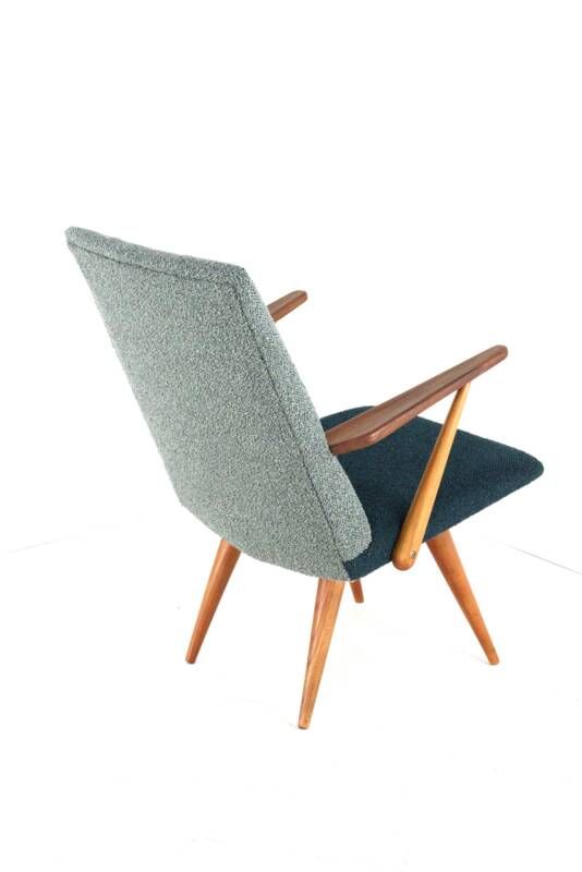 Fauteuil Akerblom bicolore - design scandinave - moderne du milieu du siècle