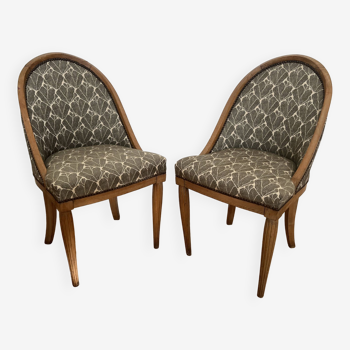 Pair of art deco armchairs