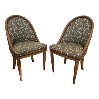 Pair of art deco armchairs