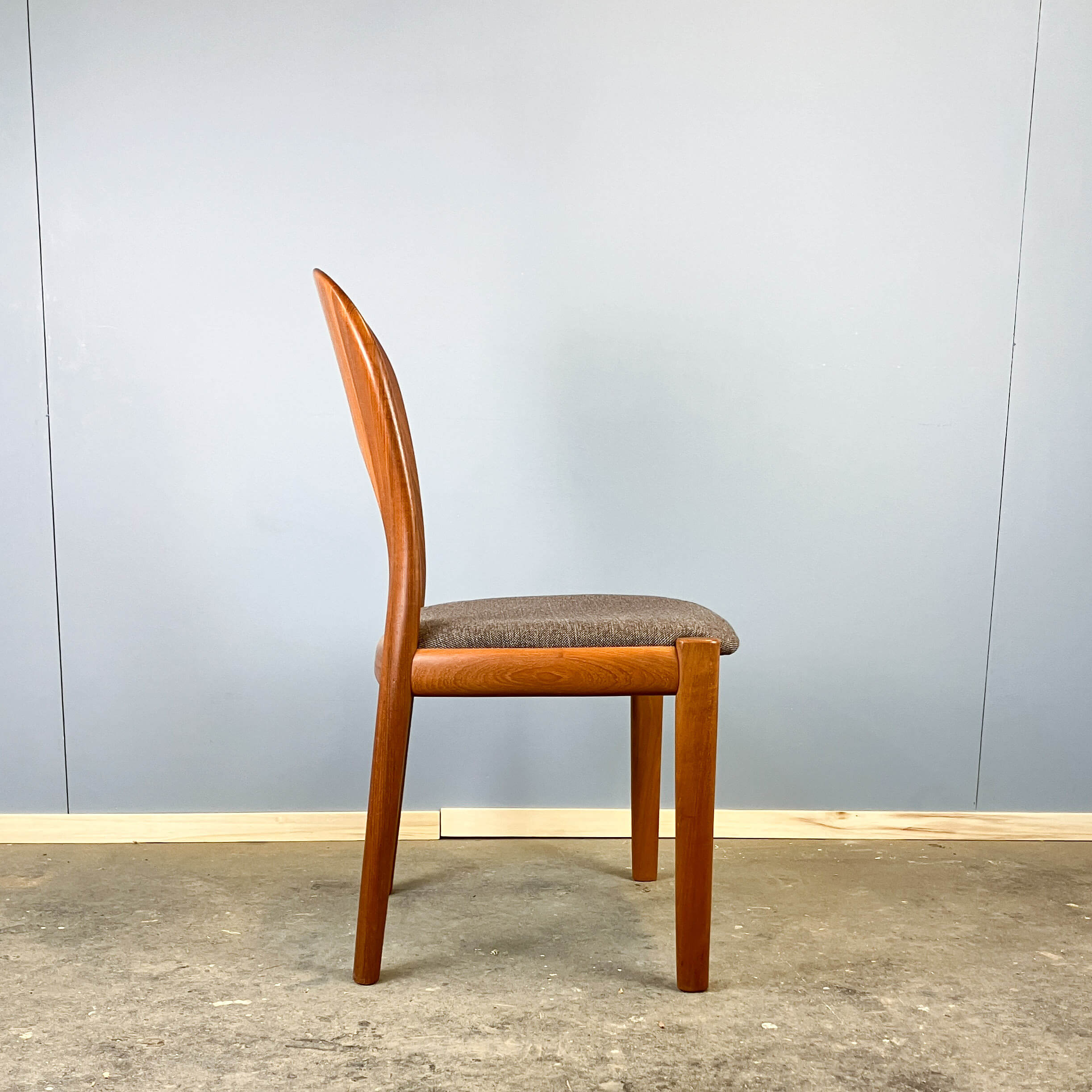 4 'Ole' dining chairs by Koefoeds Hornslet Møbelfabrik, teak, 1960s