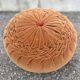 Coussin pouf en velours 1960