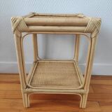 Rattan nightstand