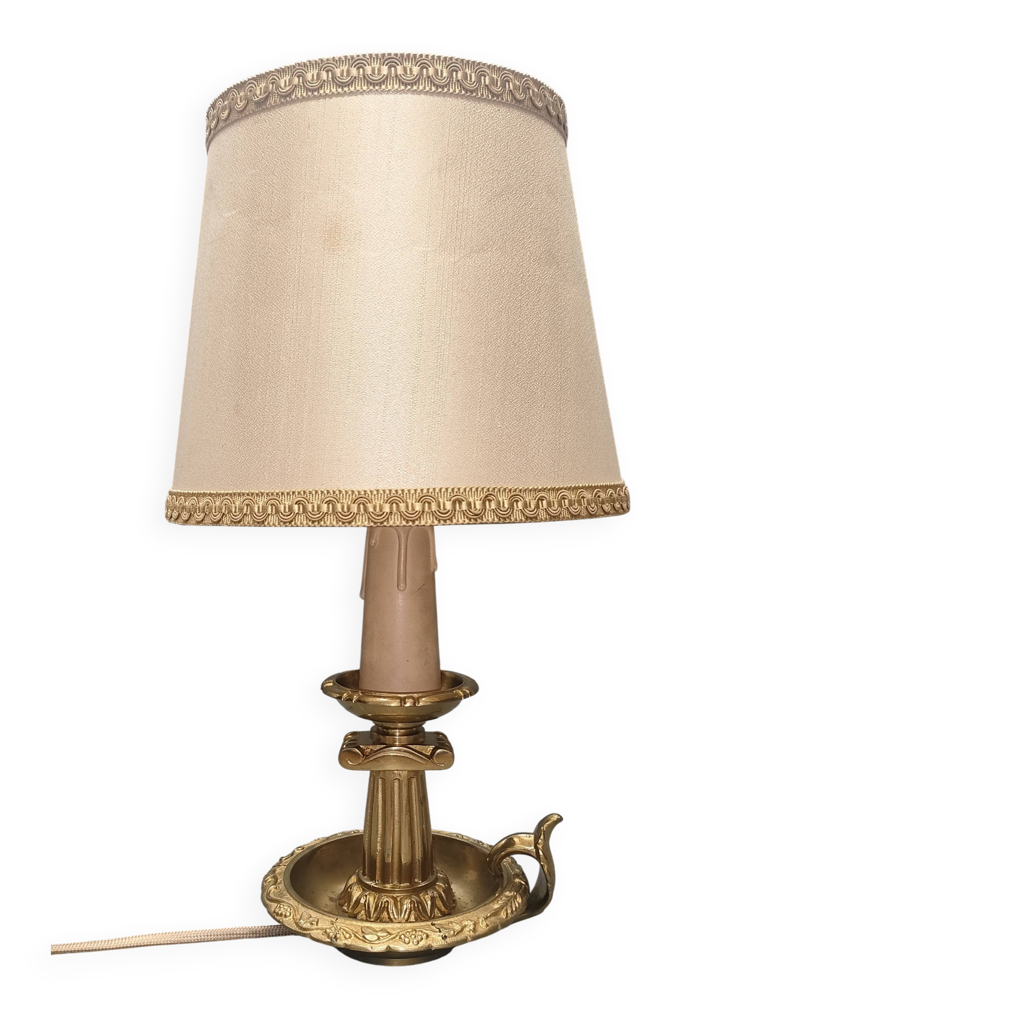 Cave rat lamp with Doric column - Bronze - 1950s - France