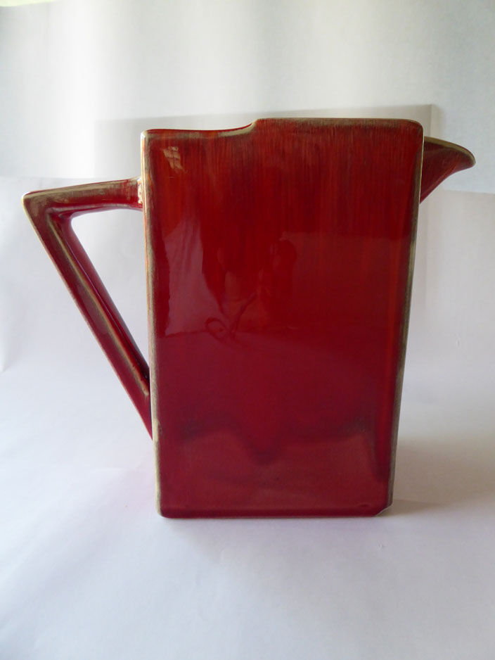 Modern red pitcher