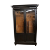 Napoleon III glass library in blackened wood