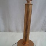 Suspended luminaire ceiling light glass has sets of coulure vintage 1970