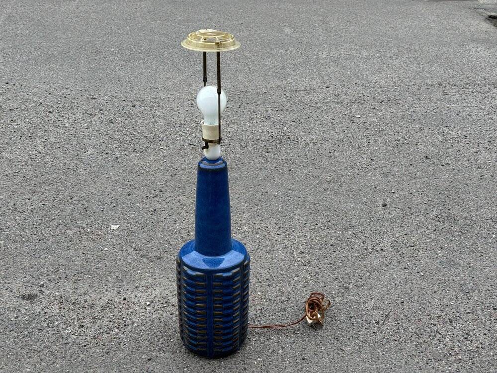 Large ceramic lamp by Einar Johansen for Søholm, Denmark, 1970s