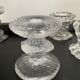 Series of 6 vintage candle holders 70s