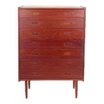 Vintage Danish teak chest of drawers, 1960s