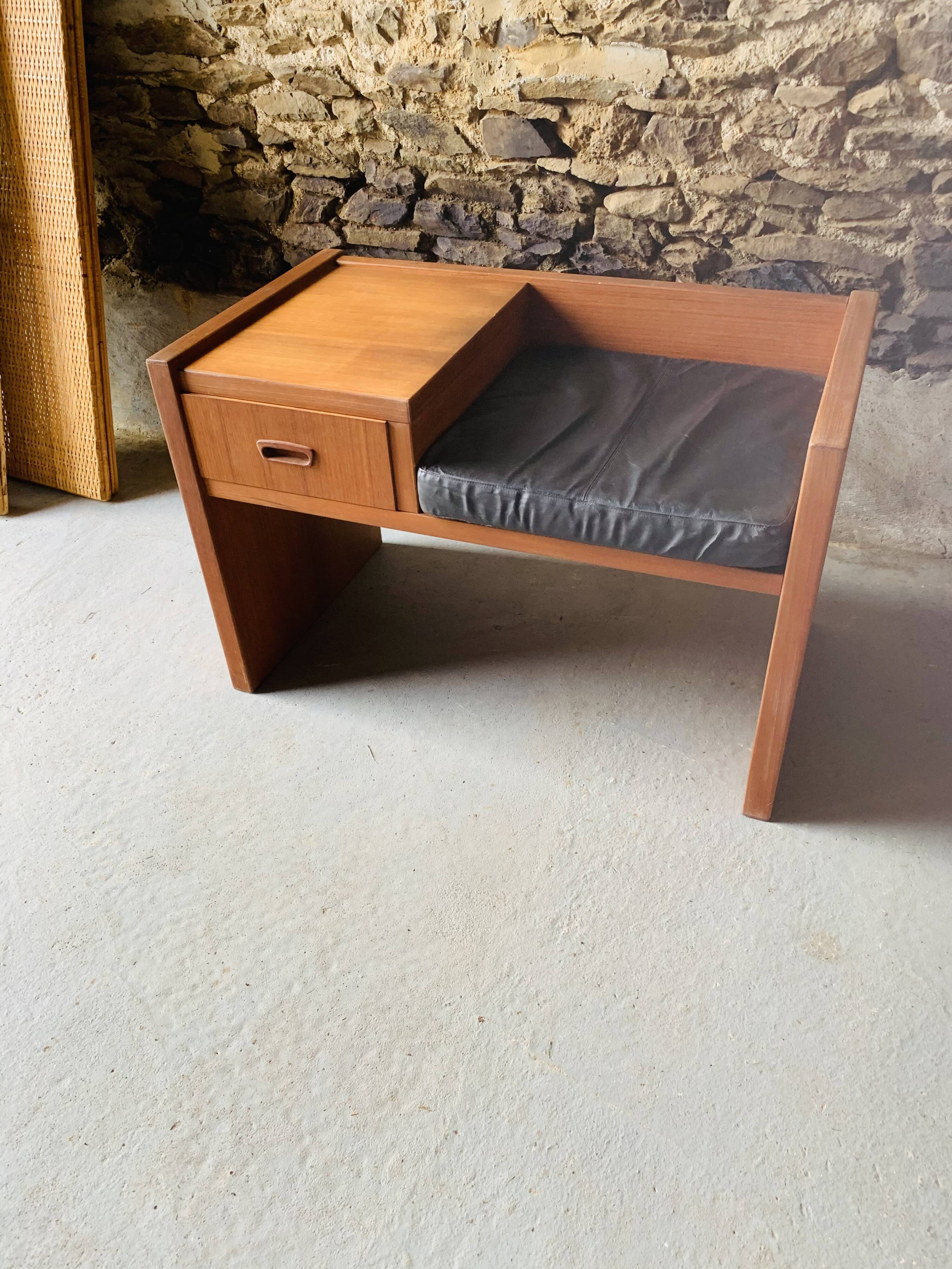 Wooden telephone cabinet
