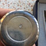 Timpani box and silver metal towel round