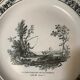 Set of six dessert plates