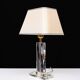 Lampe de table en cristal Hollywood Regency Allemagne années 1970