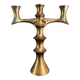 Brutalist gilt bronze candelabra