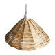 Vintage wicker pendant lamp
