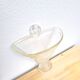 Blown glass wall-mounted bouquet holder vase
