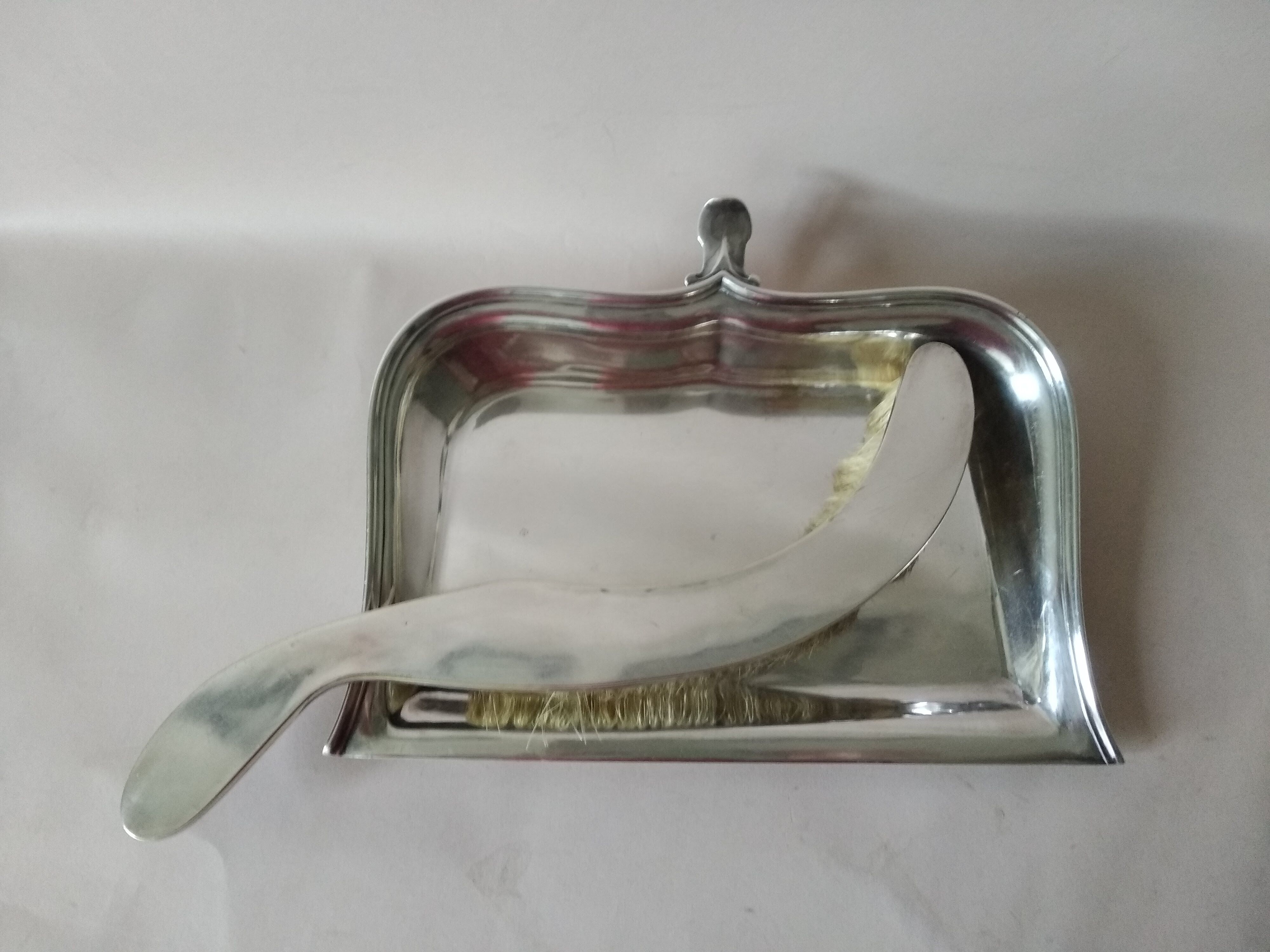 Christofle crumb collection in silver metal